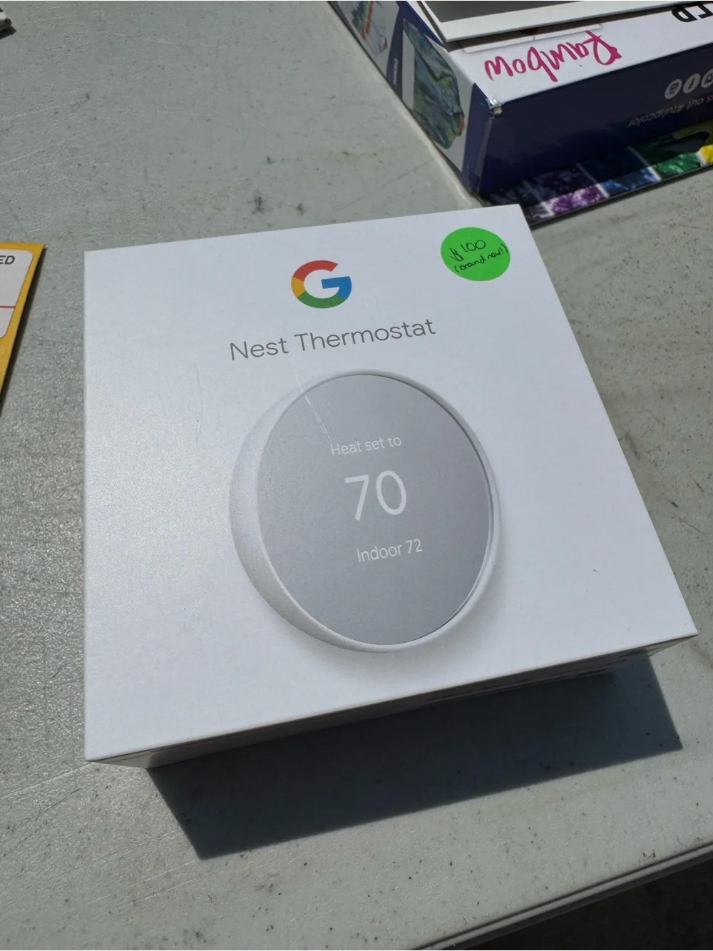BRAND NEW google Nest Thermostat - White with Silver Accents
